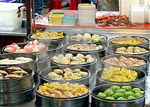 Steamers with Dim Sum Dishes