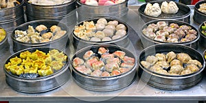 Steamers with Dim Sum Dishes