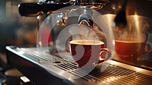The Coffee Machine in Action.AI generated image