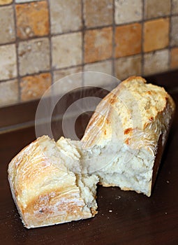 Steaming home made bread