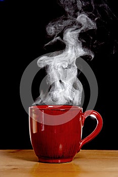 Steaming Hot Coffee