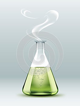 Steaming laboratory flask