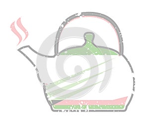 Steaming Tea Kettle