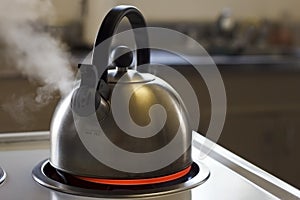 Steaming Tea Kettle