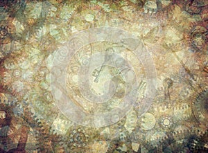 Steampunk Abstract Background