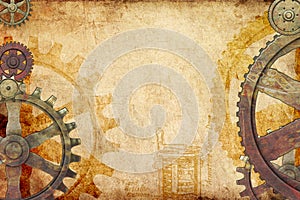 Steampunk Background