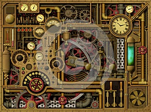 Steampunk Background