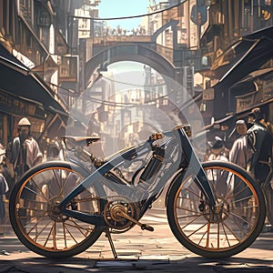 Steampunk Bicycle - Timeless Elegance Meets Vintage Charm