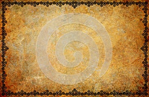 Steampunk Border Grunge Background