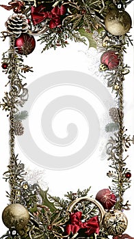 Steampunk Christmas graphic template