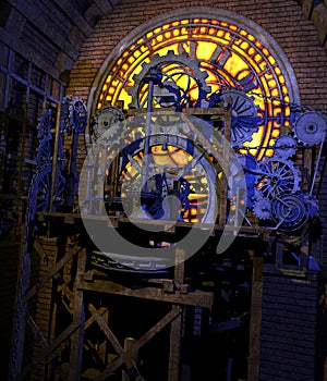 Steampunk clockwork