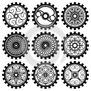 The steampunk gears