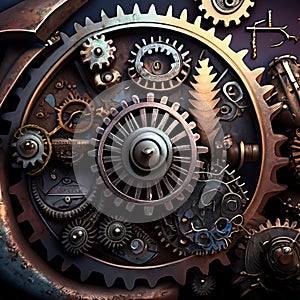 Steampunk Gears and cogs