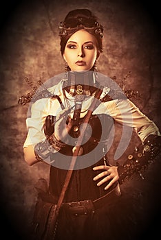 Steampunk girl