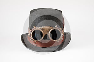 Steampunk hat and goggles