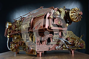 The steampunk mechanism.