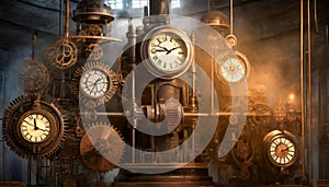 Steampunk Time Machine, Retro Technology