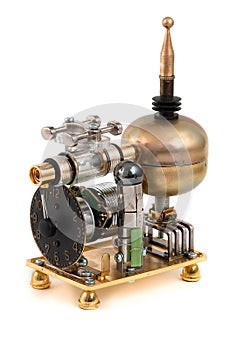 Steampunk toy. Generator.