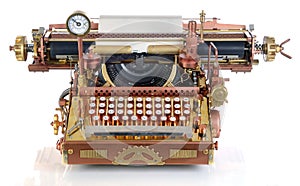 Steampunk Typewriter.