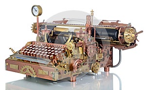 Steampunk Typewriter.