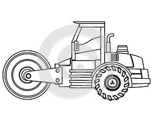 steamroller machine icon