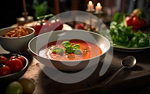 Steamy Tomato Soup in a BowlSteamy Tomato Soup in a Bowl