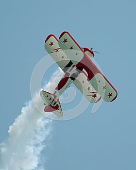 Stearman Bi-Plane in flight