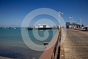 The Stearns Wharf in Santa Barbara