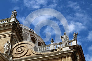 Steccata church, Parma, Italy, historical touristic place