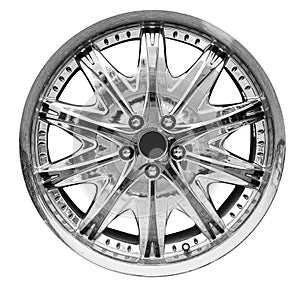 Steel alloy car rim