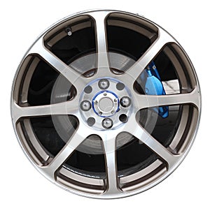 Steel alloy car rim