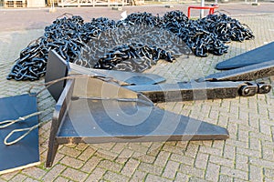 Steel Anchor with chains