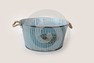 Steel bath tub for newborn