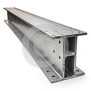 Steel Beam isolated on white background