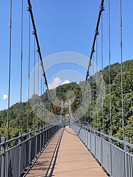 A steel bridge