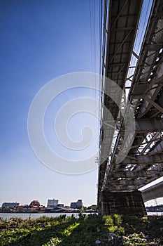 The steel bridge
