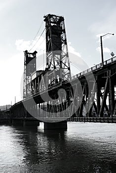 Steel Bridge B/W
