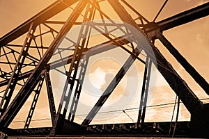 Steel Bridge, close up view