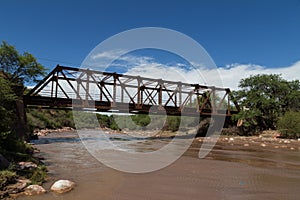 Steel Bridge Construction in Alemania, Argentina photo