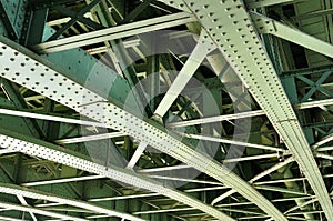 Steel bridge construction