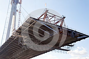 Steel bridge construction