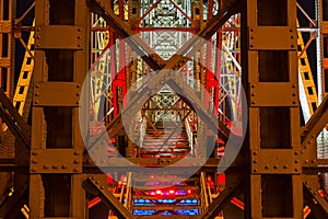 Steel bridge construction