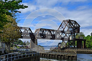 Steel Bridge Near Ballard Locks