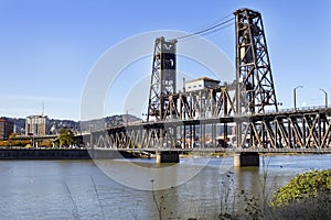 Steel Bridge over Willamette River