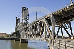 Steel Bridge over Willamette River 2