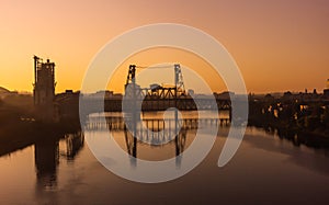 Steel Bridge Portland Oregon USA