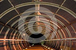 Steel bridge tunnel