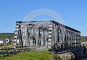 Steel bridge on the Viking trail, Newfoundland