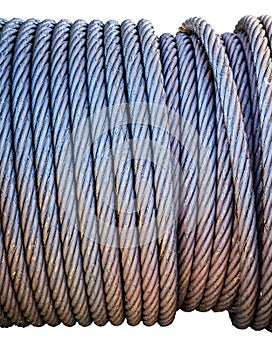 Steel cable spool