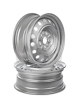 Steel car rims